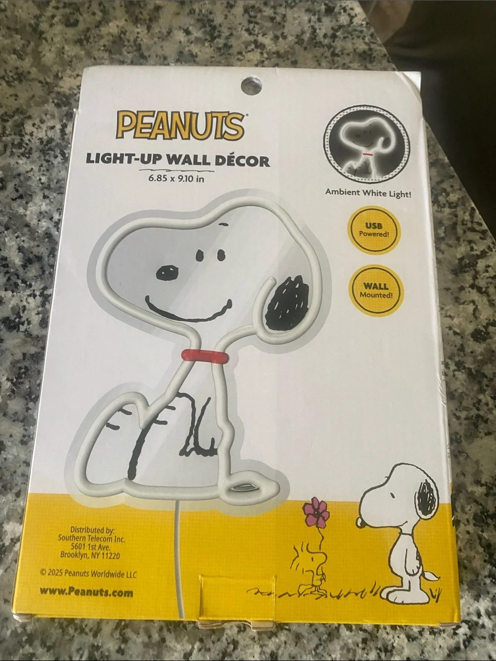NWBOX Peanuts Snoopy Light-Up Wall Décor